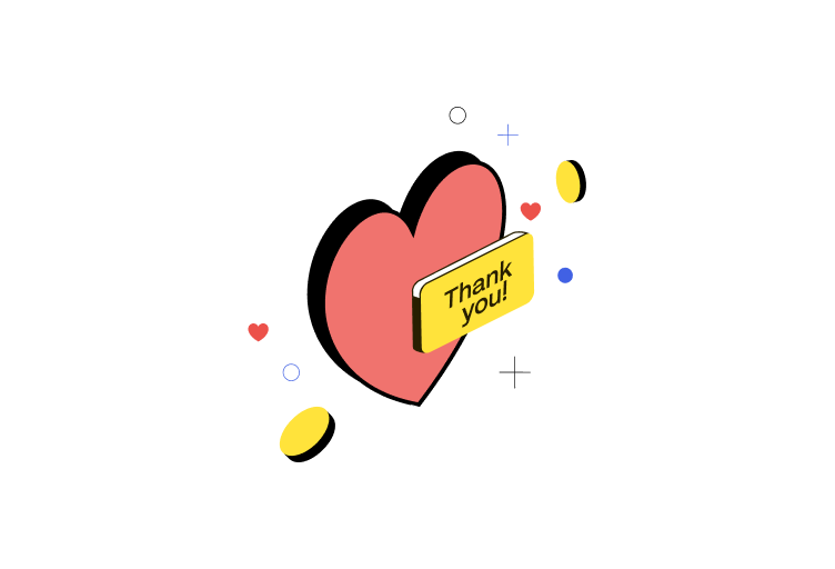 Heart Thank you